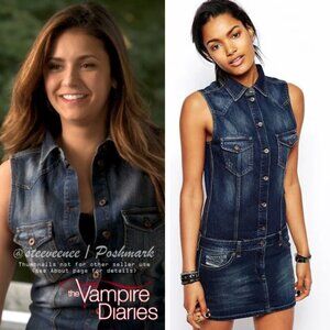 Diesel De-Drios Denim Dress ASO Elena Gilbert
